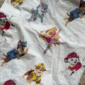 Pottery Barn Kids Paw Patrol sheet set